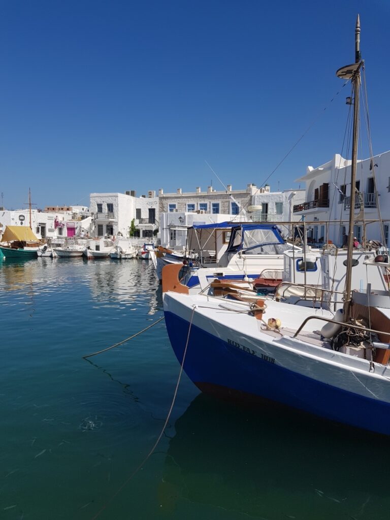 Central view in Paros island
