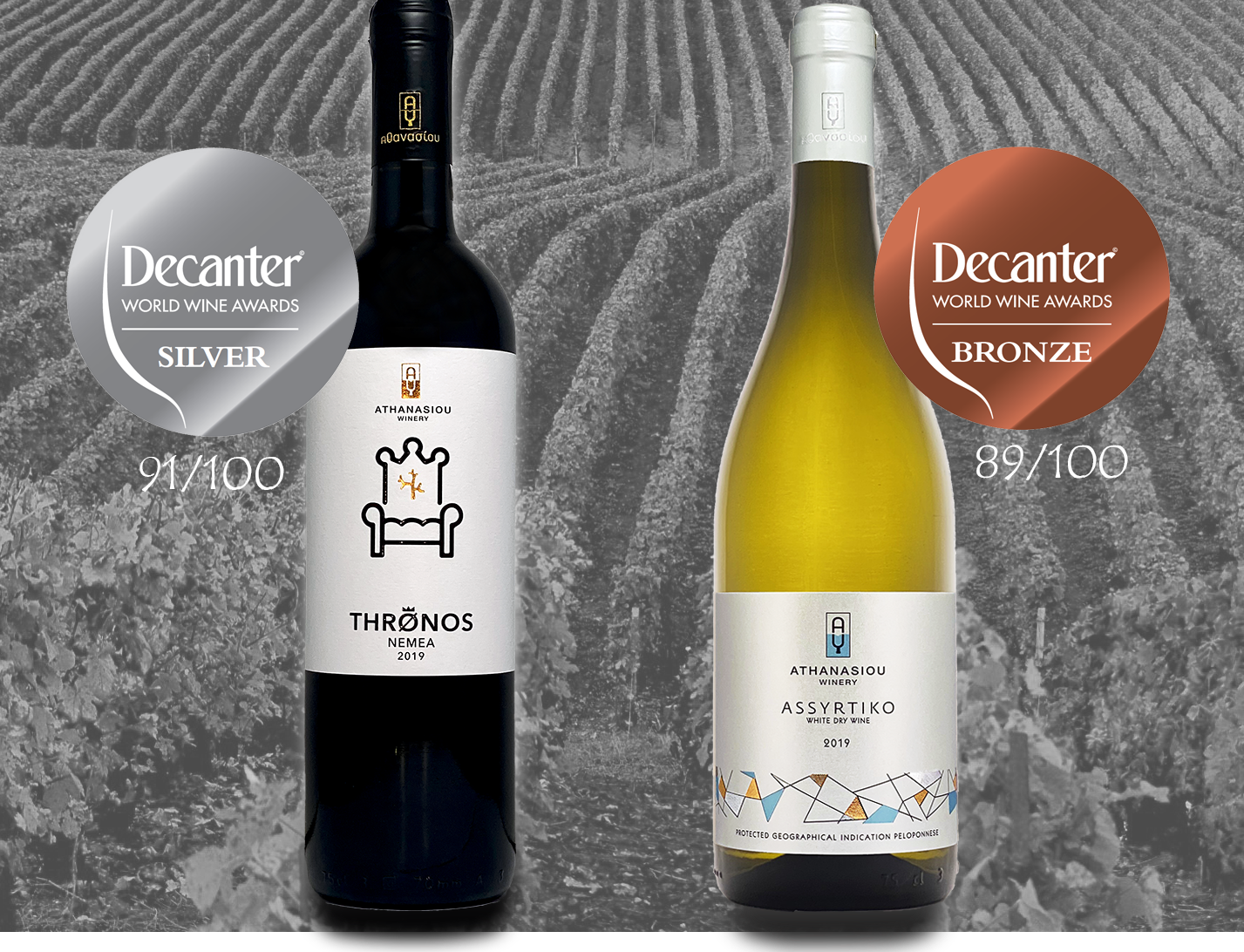 Assyrtiko 2019 Athanasiou region Nemea, white dry wine