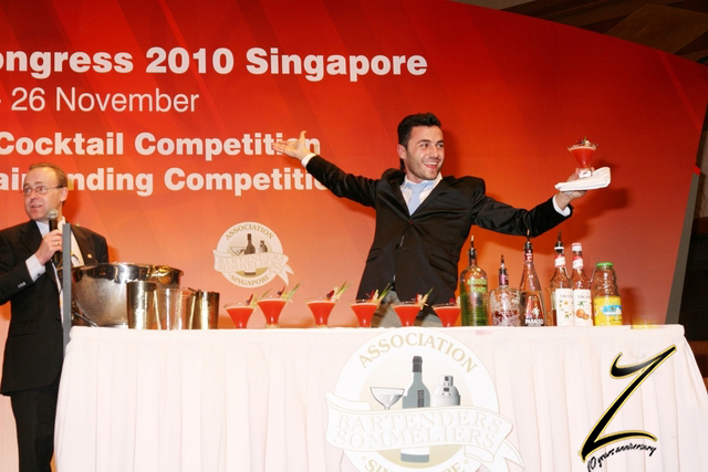 Giannis Zachopoulos- Cocktail & Flairtending Competition Singapore 2010 Silver Medal
