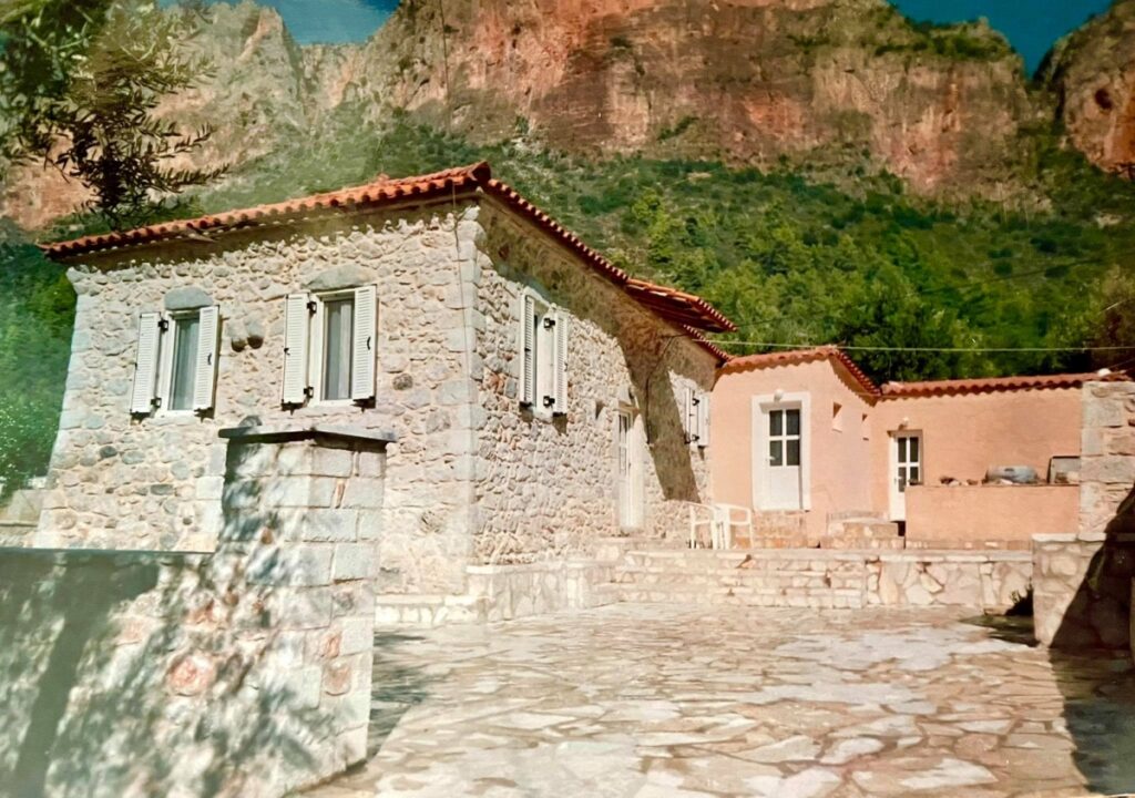 Traditional stone house in Leonidio