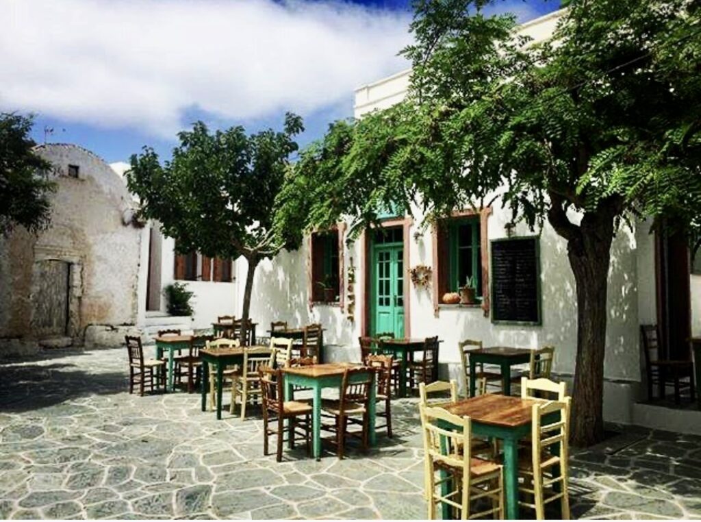 Chic, in Chora, Folegandros, harmoniously balances tradition, handmade products and modern taste trends, offering authentic Aegean flavors.