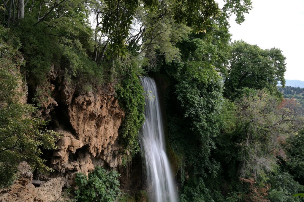 The waterfalls of Edessa create a paradise on earth, attracting visitors who are seduced by the archetypal symbol of human existence: water.
