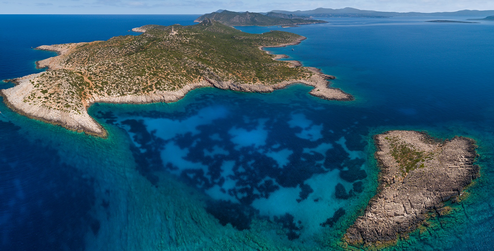 Greece,,Peloponnese:,Aerial,View,Of,The,South,Coast,Of,The